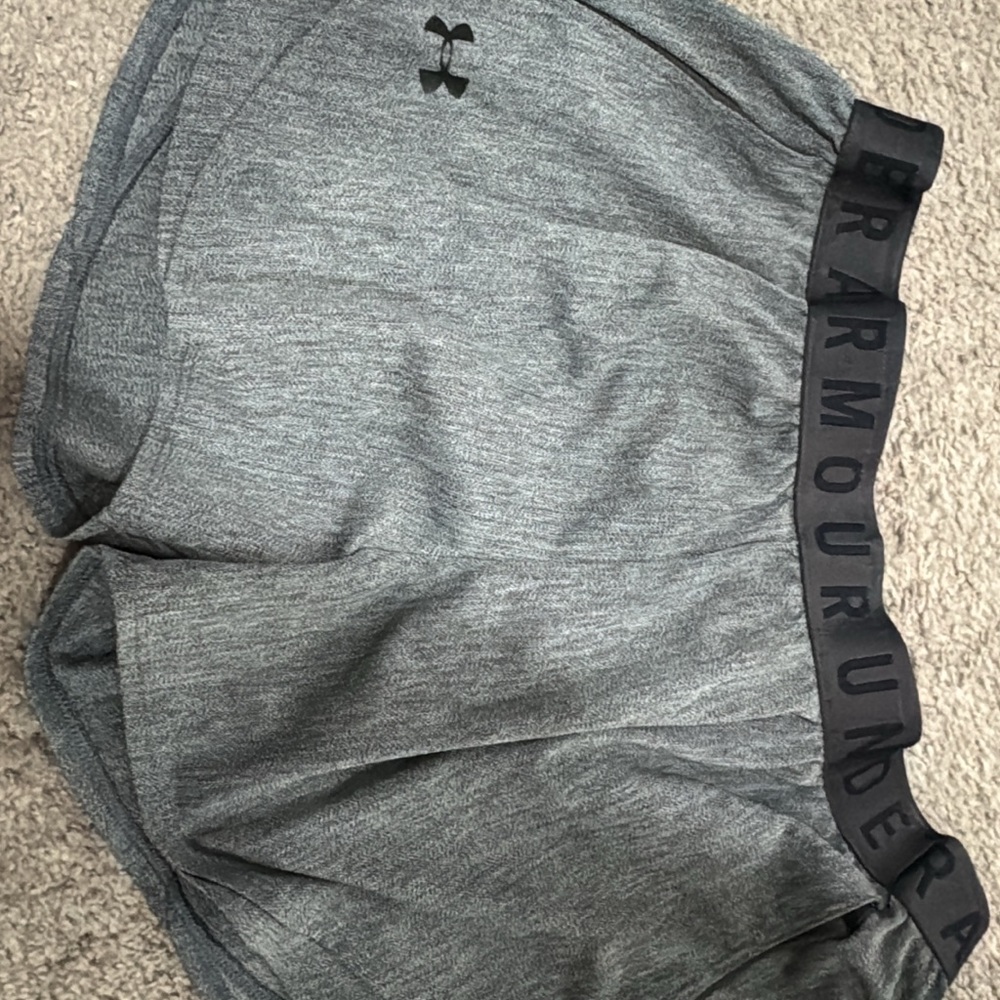 Under Armour Men's Heather Gray Athletic Shorts